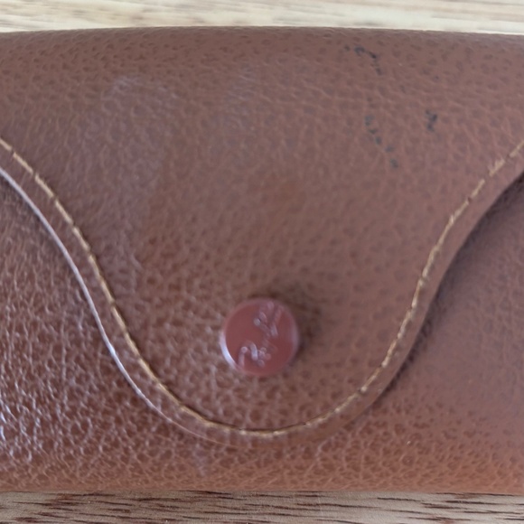Case Only - brown Ray-Ban  Sunglasses Case with Lens Cloth - Picture 3 of 5